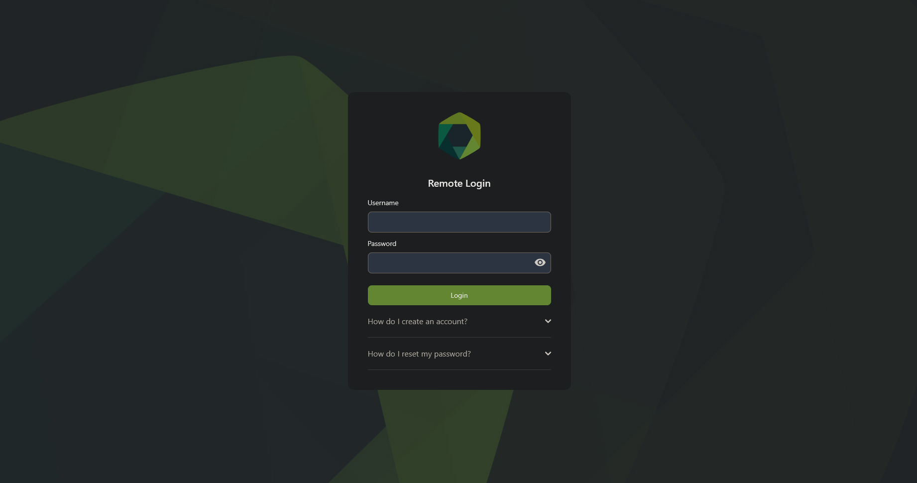 Dashboard del server